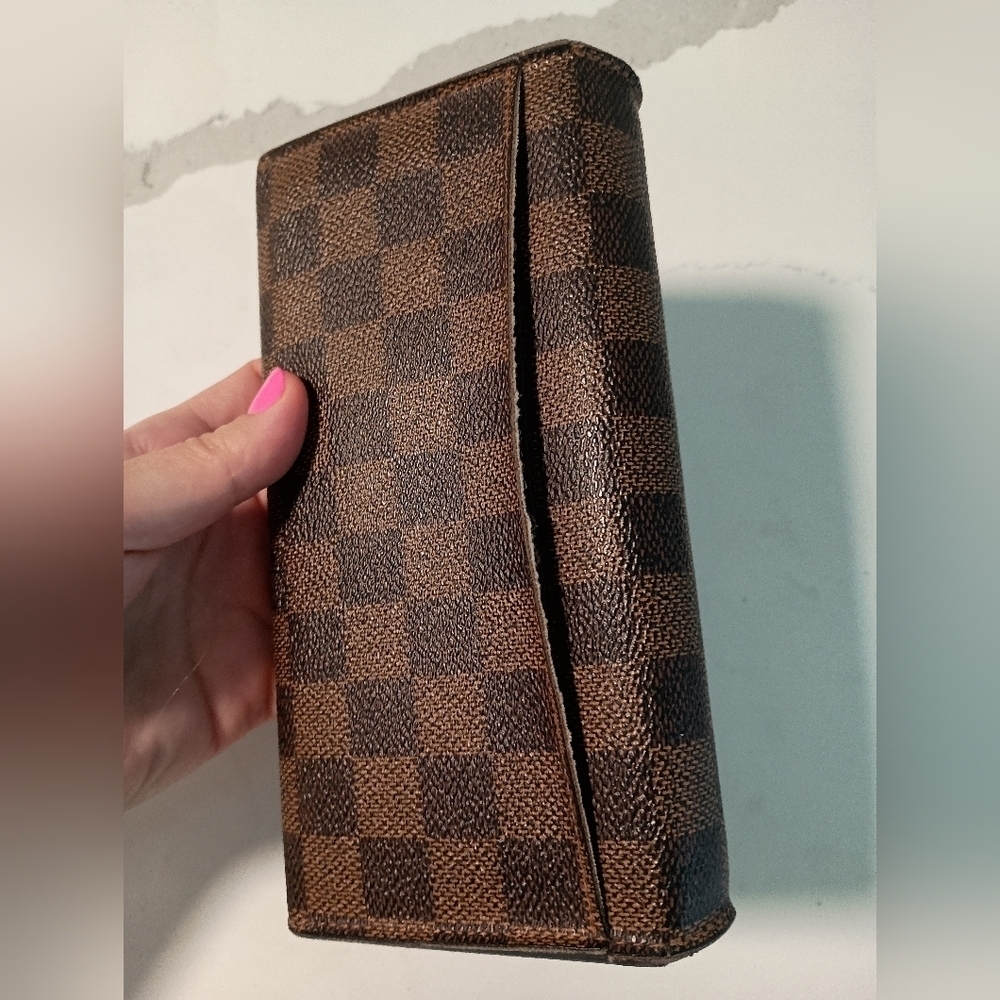 Authentic Louis Vuitton Damier Ebene Josephine Long Bifold Wallet - Picture 6 of 14
